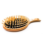 Bamboo Hair Brush - Round-tip bamboo bristles