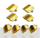HPC 8pc PREMIUM GOLD TITANIUM COATED Clipper Guards w/Organizer