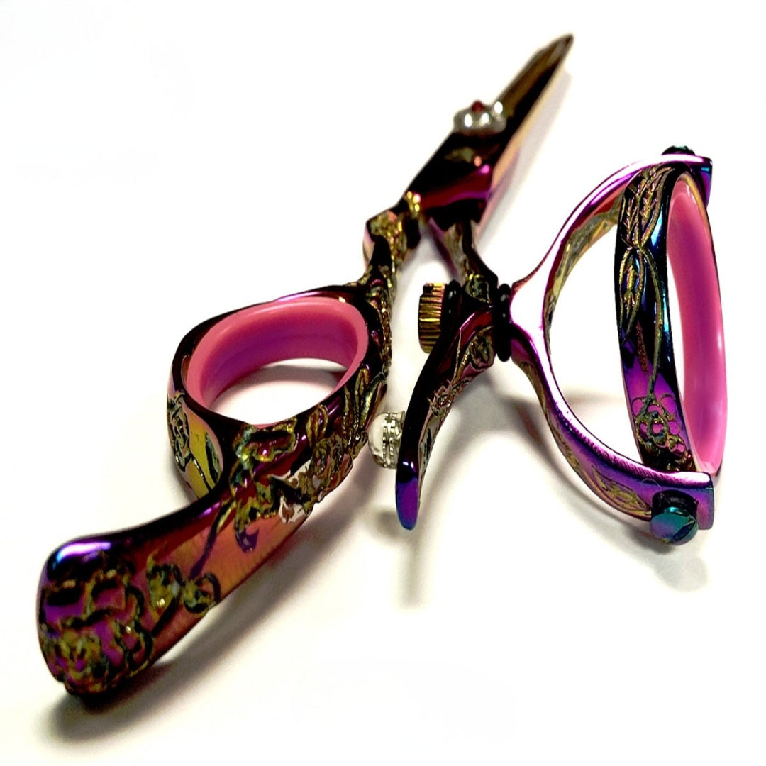 Kamisori Jewel Double Swivel Hair Cutting Scissors -Lefty-