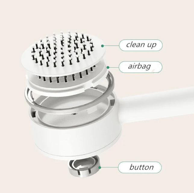 HPC HB-2 Self-cleaning 3D Hair Brush