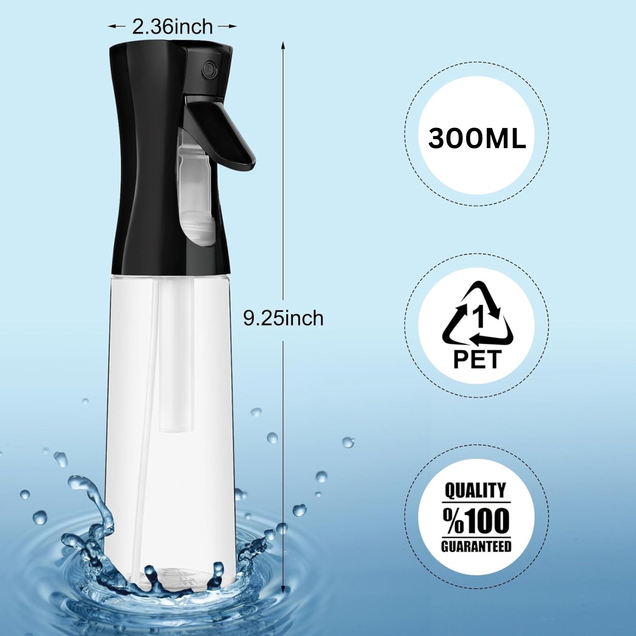 HPC SB-2L Professional Hair Spray Bottle