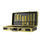 HPC Black and Gold Barber Case for tools